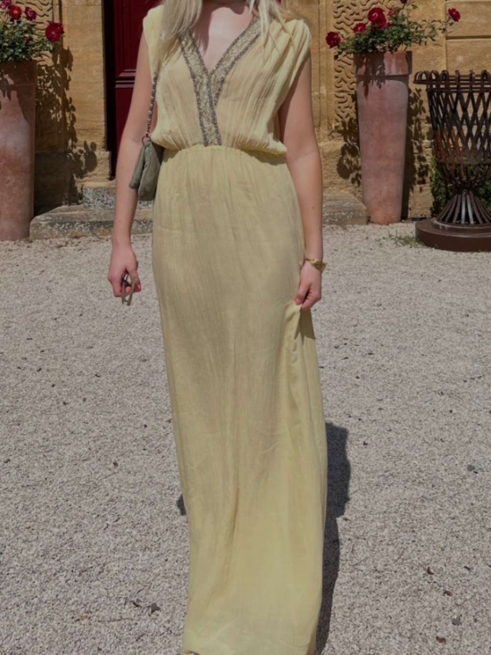 Beaded gown